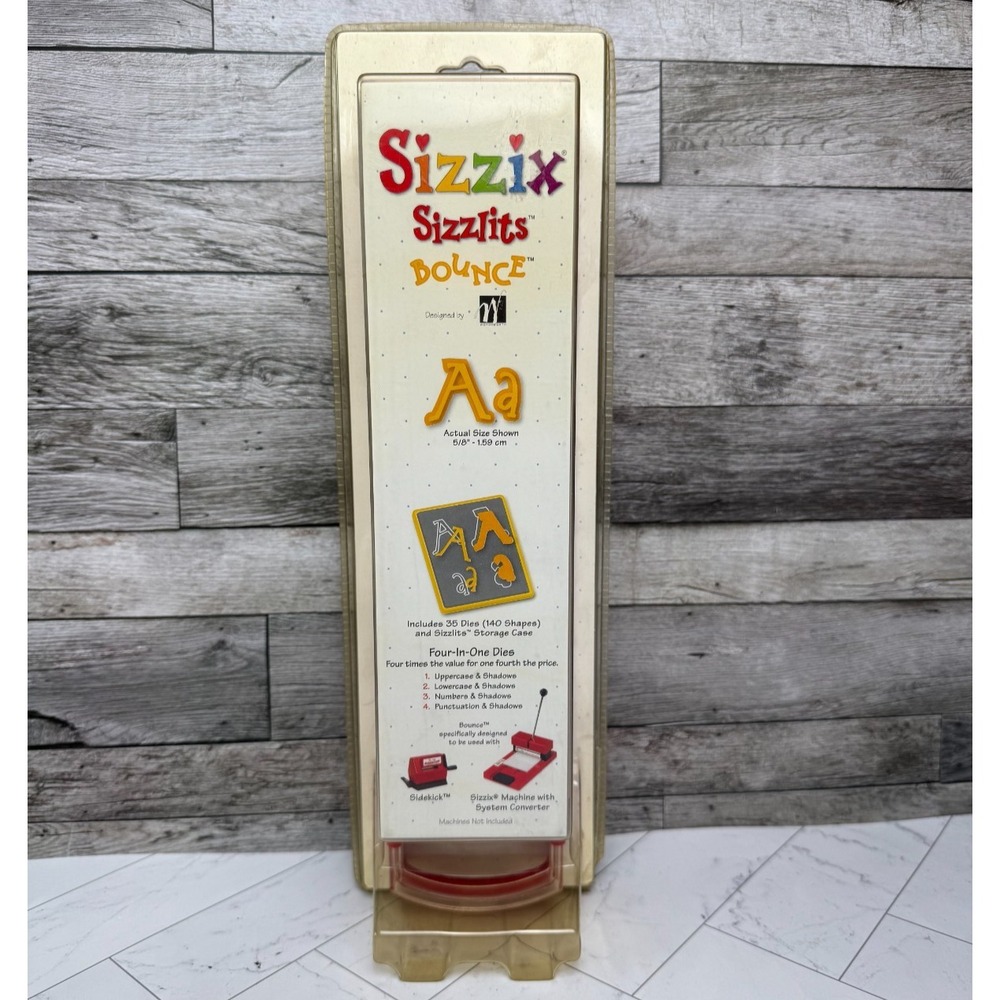 Sizzix Sizzlits Alphabet Sets Dies ~ BOUNCE ~ Letters Numbers Sidekick Big Shot